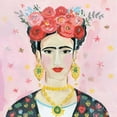 thumbnail image 3 of Zaman, Farida 20x20 Black Modern Framed Museum Art Print Titled - Homage to Frida Shoulders, 3 of 5