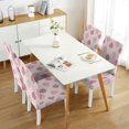 thumbnail image 3 of Charming Strawberry Dining Chair Covers Set of 4 Fresh Red Berry Design Washable Polyester Stretch Slipcovers Removable Protector for Sweet Kitchen Decor, 3 of 7