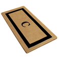 thumbnail image 2 of Nedia Home 02179C Single Picture - Black Frame 36 x 72 In. Heavy Duty Coir Doormat - Monogrammed C, 2 of 5