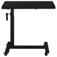 Wooden Coffee Tables, Geary Black Height Adjustable Mobile Bedroom C ...