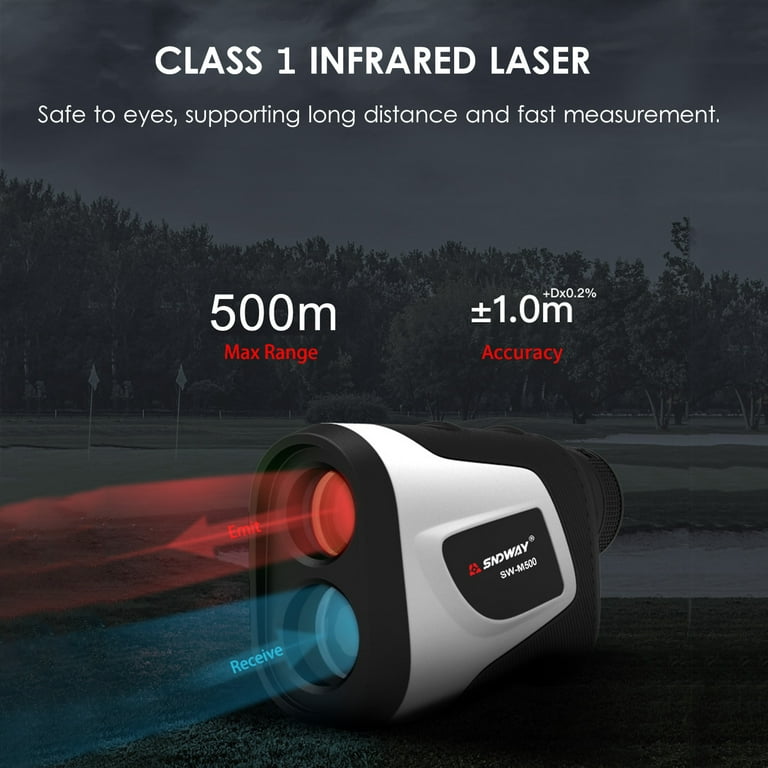 Gogogo Sport Vpro Laser Rechargeable Rangefinder for Hunting 1200 Yards  with Tripod Hole GS19G