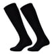 thumbnail image 1 of Wosthever Calcetines largos lisos para niños, medias finas de fútbol de algodón y poliéster que absorben el sudor por encima de la rodilla, Uniforme atlético negro, 1 of 6