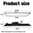 thumbnail image 2 of LED Side Marker Lights for Ford Mustang 2015-2023 Rear White Red Fender Marker Reflectors Lamps Smoked Len 2PCS, 2 of 9