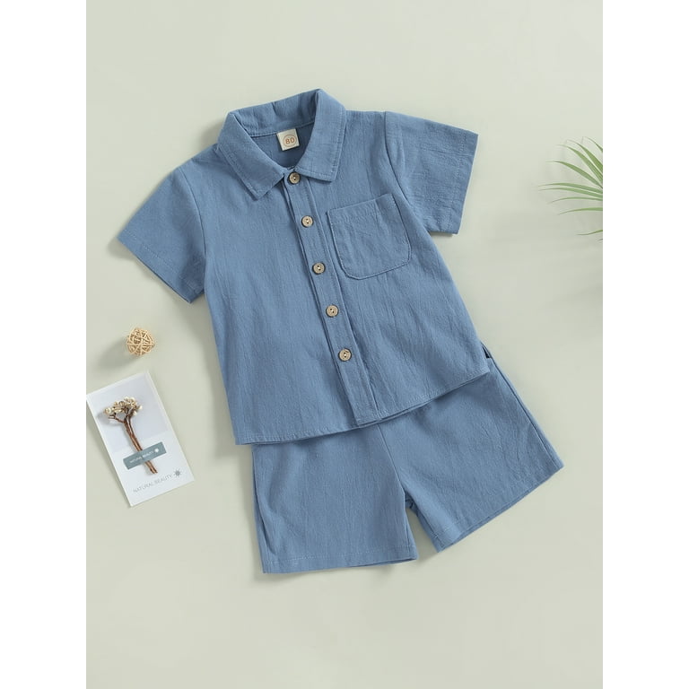 Baby boy short sleeve button hotsell up shirt