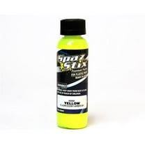Spaz Stix 02050 Yellow Fluorescent Airbrush Ready Paint 2oz Bottle
