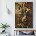 thumbnail image 5 of St. Michael Archangel Artworks Canvas Poster Room Aesthetic Wall Art Prints Home Modern Decor Gifts 12x18inch(30x45cm), 5 of 6