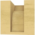 thumbnail image 4 of 5"W x 5"D x 5"H Wide Bryant Rough Cedar Woodgrain TimberThane Corbel, Primed Tan, 4 of 6