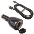 thumbnail image 1 of 2-Port USB Charger for Amazon Fire Max 11 (2023) - 6ft Type-C Cable Power Cord DC Socket Splitter USB-C Wire Adapter Compatible With Amazon Fire Max 11 (2023) Tablet, 1 of 6