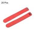thumbnail image 3 of Leather Cable Tie PU Leather Cord Organizer Cable USB Straps Red Earphone Cord Management, Pack of 20, 3 of 6