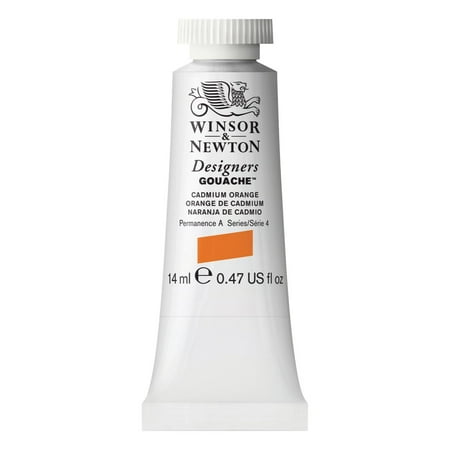 UPC: 0000050947836 | Winsor & Newton Designers Gouache Color  14ml  Cadmium Orange