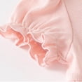 thumbnail image 7 of Hotiary Newborn Baby Girl Cute Bodysuit Romper Dress Infant Ruffle Short Sleeve Floral Print Birthday Party Holiday Princess Tulle Dress Toddler Spring Summer Fall Clothes Pink for 0-24 Months, 7 of 7