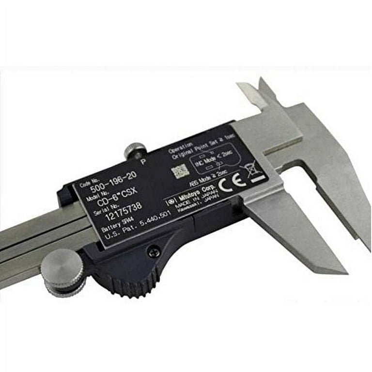 Mitutoyo 500-196-30 AOS Digital Measuring Tool, Dial Caliper, 0 to