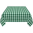 thumbnail image 4 of Square Tablecloth 60 x 60 Inch, Classic Green Buffalo Plaid Square Tablecloth Soft Table Cover Polyester Table Cloth for Dining, Party, Buffet, Wedding, 4 of 8