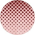 thumbnail image 1 of Ahgly Company Machine Washable Indoor Round Transitional Grapefruit Red Area Rugs, 3' Round, 1 of 7