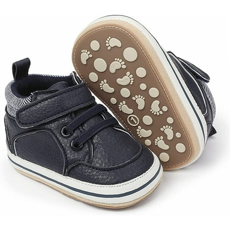 

Baby Boys Girls Anti-Slip Sneakers Soft Ankle Boots Toddler First Walkers Newborn Crib Shoes