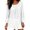 White, variant on WHEANG Women's Solid Crew Neck Ruched Long Sleeve Tops, Daily Wear All-Day Comfort Summer Tops for Women, Casual Loose Fit Basic Tee Shirts Going Out Dressy Blouses(Color White Size 2XL)