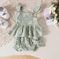 thumbnail image 5 of Paguaki Baby Girl Outfits Daisy Print Short Sleeve Top And Shorts 2-Piece Summer Set, 5 of 5