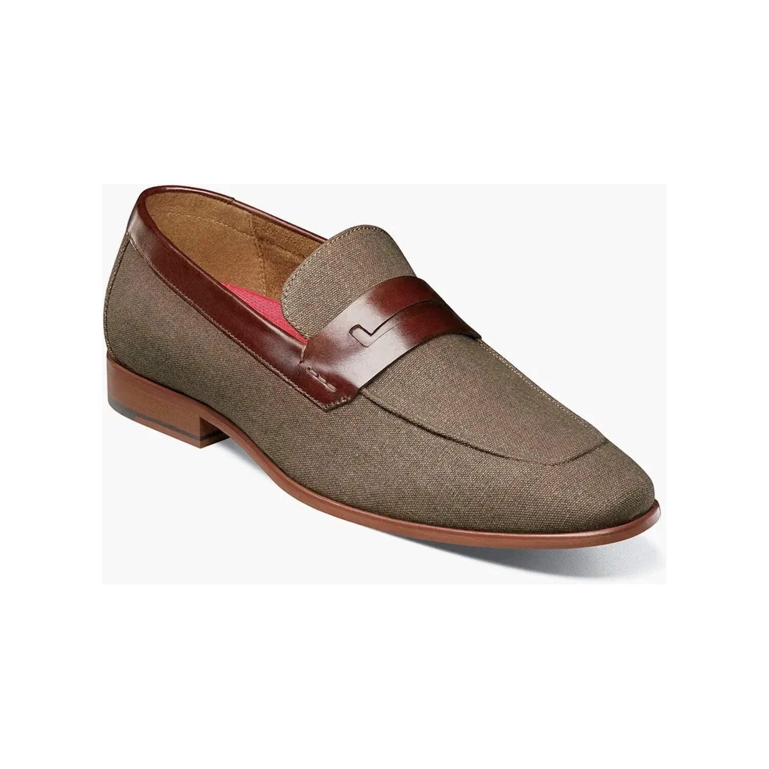 Stacy Adams Beau‎ Men\'s Dress Shoes Cognac Moc Toe Leather 24692-001 Sz 13 M Stacy Adams Beau Men main image 2