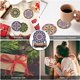 thumbnail image 3 of Atopoler 6 piezas Posavasos de pintura de diamantes con soporte Posavasos de taza de mandala de bricolaje Base de corcho Alfombrilla antideslizante para bebidas para cocina Suminis, 3 of 5