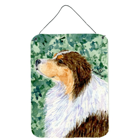 Australian Shepherd Aluminium Metal Wall or Door Hanging Prints