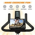 thumbnail image 4 of UPGO Indoor Cycling Stationary Exercise Bike for Home with 330LBS Capacity and Comfortable Seat Cushion, Silent Belt Drive, iPad Holder,, 4 of 9