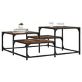 thumbnail image 1 of Mesa de café vidaXL roble ahumado 88 x 88 x 40 cm de madera artificial, 1 of 9