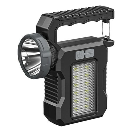 Solar Camping Light Rechargeable LED Flashlight Power La Work Lantern I9B7 K19C M8R8