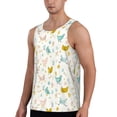 thumbnail image 2 of Haiem Chicken Men Workout Tank Top Gym Bodybuilding Sleeveless Muscle T Shirts Athletic Tank Breathable Workout Shirt-X-Large, 2 of 9