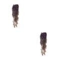 thumbnail image 2 of Moyic Flor Artificial para Colgar en la Pared Planta de Mimbre Falso Corto Morado 85CM 2Conjunto, 2 of 6