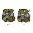 thumbnail image 3 of Gukieu Fishing Gnome Print Women's Sports Shorts with Drawstring Elastic Waistband for Running, Yoga, Fitness-XX-Large, 3 of 7