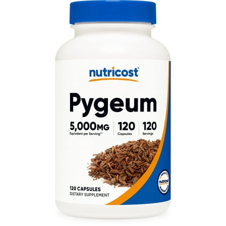 Nutricost Pygeum 5000mg, 120 Capsules - Non-GMO, Gluten Free & Vegetarian Friendly Supplement