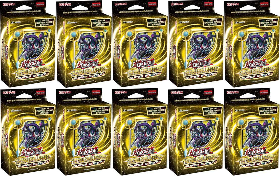 YuGiOh The New Challengers Box of 10 Super Edition