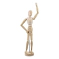 thumbnail image 3 of Maniquí Masculino Articulado De Madera 31 Cm Dibujo ATL, 3 of 3