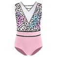 thumbnail image 1 of TSSOE Gymnastics Leotards for Girls Rhinestone Ballet Unitard One-Piece Sparkly Biketards Sport Activewear Leopard 12, 1 of 3