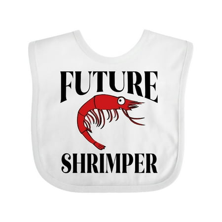 

Inktastic Future Shrimper Outfit Gift Baby Boy or Baby Girl Bib