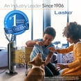 thumbnail image 3 of Lasko 22" Smart Tower Heater Powered by Aria, WiFi, Works with Alexa, Google, Black, AR122, 3 of 12