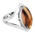 thumbnail image 3 of Natural Montana Agate Women Jewelry 925 Sterling Silver Ring, 3 of 10