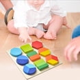 thumbnail image 3 of Montessori Peg puzzle playing Toy Rompecabezas de Aprendizaje para Regalos Navideños, 3 of 9