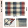 thumbnail image 4 of Multi Color Lines Reversible Placemat Non Slip Coffee Mat 18x12 Inch for Dining, Kitchen, Coffee, 4 of 9
