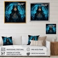 thumbnail image 4 of Designart "Charcoal Art of Enchanting Witches II" Abstract Framed Wall Art - Black Witches Hallway Framed Wall Art Decor, 4 of 6