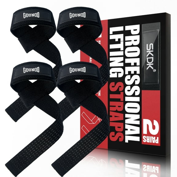 GOUNOD Professional Compression Wrist Wraps with 5mm Non-Slip Padding (2 Pair)