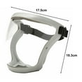 thumbnail image 6 of Tnobhg 1/2 Pcs Protective Goggles Anti-Dust Fog-Free Full Face Protection Transparent Clear Visibility Dust Cover Grinding Welding Lumbering Face Shield Outdoor Activities Eyewear, 6 of 8