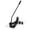 Black, variant on ANXPTIME Guitar Bridge Stop Rod Tailpiece Tremolo Bridge for Maintain, Replace, Argent