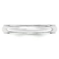 thumbnail image 2 of 14KW 4mm Half Round with Edge Band Size 9 in 14k White Gold, 2 of 3