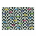 thumbnail image 1 of Sea Animals Cutting Board, Penguins Wearing Colored Party Hats Crowns Rows of Staring Penguins South Pole, Decorative Tempered Glass Cutting and Serving Board, Small Size, Multicolor, by Ambesonne, 1 of 1