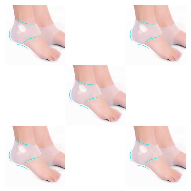 Tirantes de silicona Qarigey para talón 1 par protectores antideslizantes plantilla de Gel transpirable