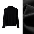 thumbnail image 3 of Aezemi Women High Neck Shirts Long Sleeve Lightweight Fashion Comfy Winter Fall Home Outerwear Tees Pullover Trendy Casual Soft All Match Tops M, 3 of 7