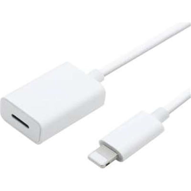 3 ft. 1M 8Pin Lightning Male 8Pin Lightning Female Extension Cable White 3 ft. 1M 8Pin Lightning Male 8Pin Lightning Female Extension Cable White