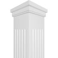 thumbnail image 5 of Ekena Millwork 12"W x 10'H Craftsman Classic Square Non-Tapered, Fluted PVC Column Kit, Prairie Capital & Prairie Base, 5 of 9