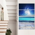 thumbnail image 1 of Crystal Clear Sea under Sunlight - Seashore Canvas Art Print, 1 of 3